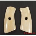 Ruger GP100 Grips - Made From Buffalo Bone With Ivory Color