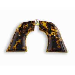 Tenazes de revólver Ruger - artesanais de imitação tartaruga & cor âmbar