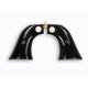 Revolver Ruger Grips - Buffalo Black Horn Embed Bone Logo